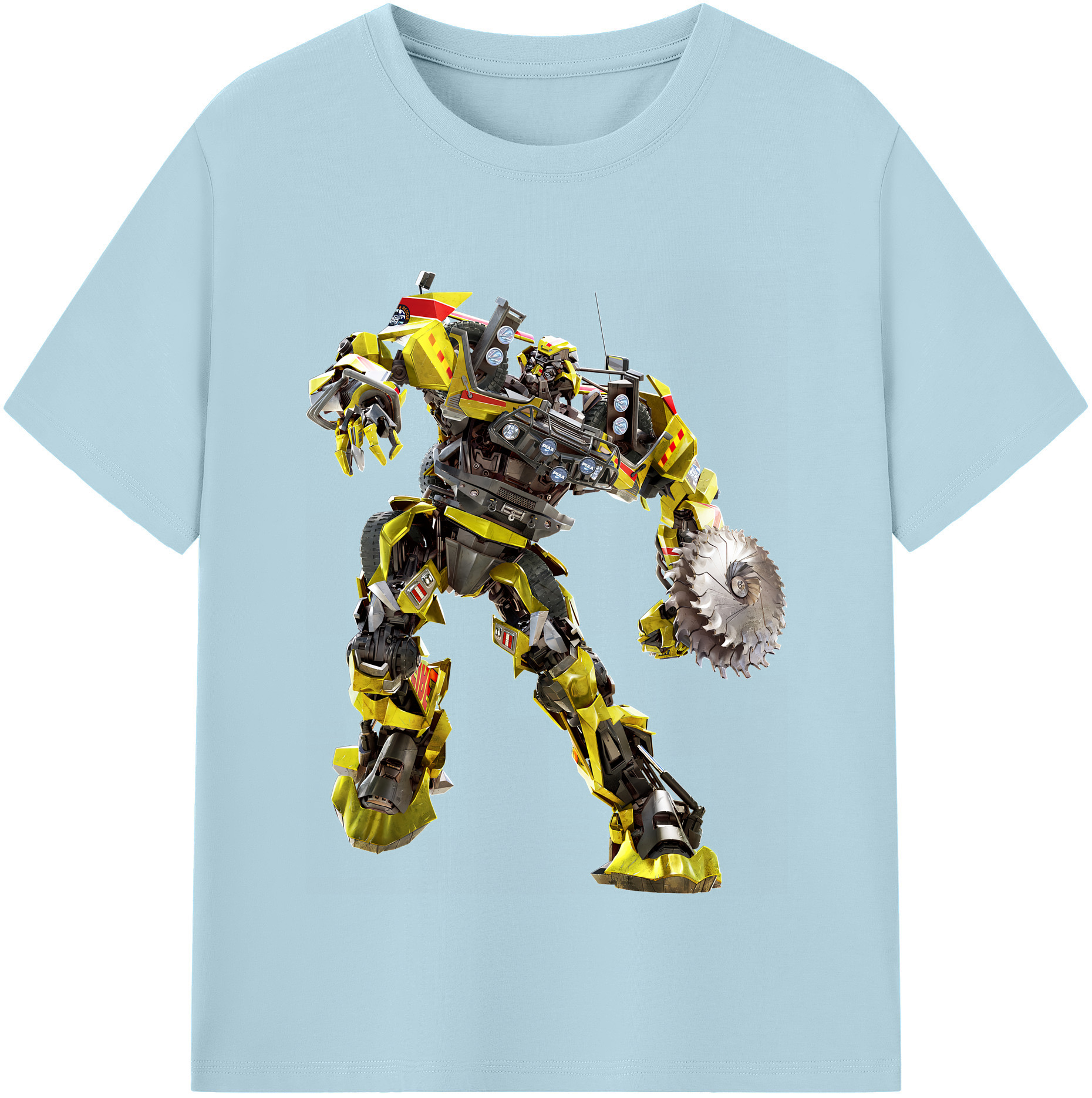 （画像用） Transformers トランスフォーマー 綿100％半袖Tシャツ（フロントプリント）